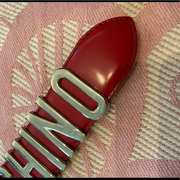 Vintage Moschino cherry red belt - Picture 4 of 10